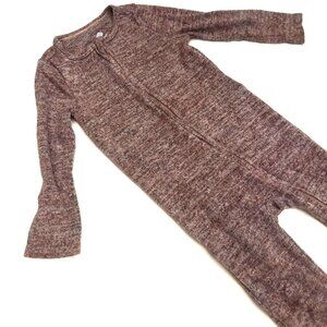 Baby Girls Cozy Footie Romper - Cloud Island | Pink | 12M